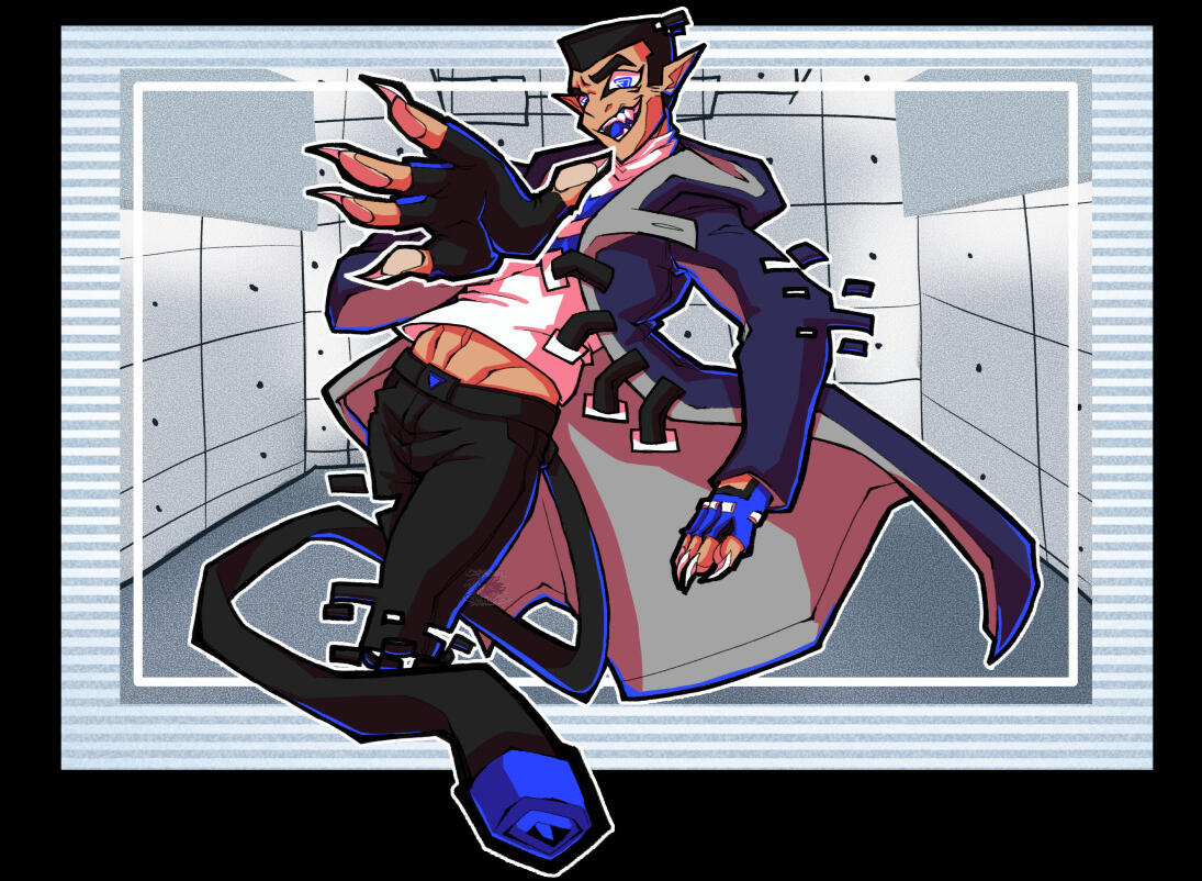 Artfight attack on VexVersion. [ 2024 ]